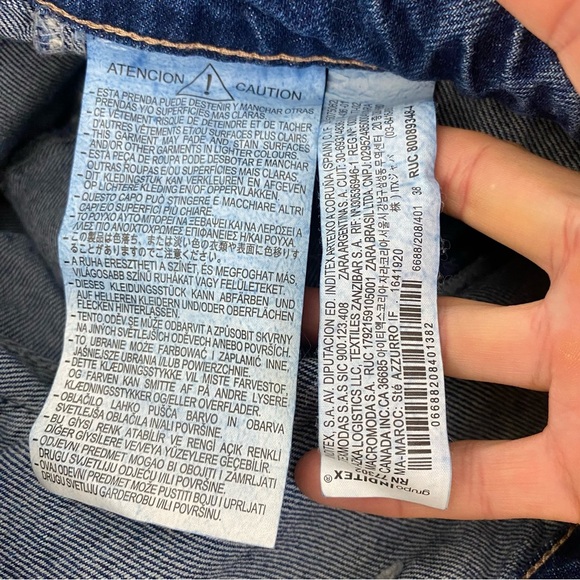 ZARA Cargo Jeans size 6 - Picture 5 of 6